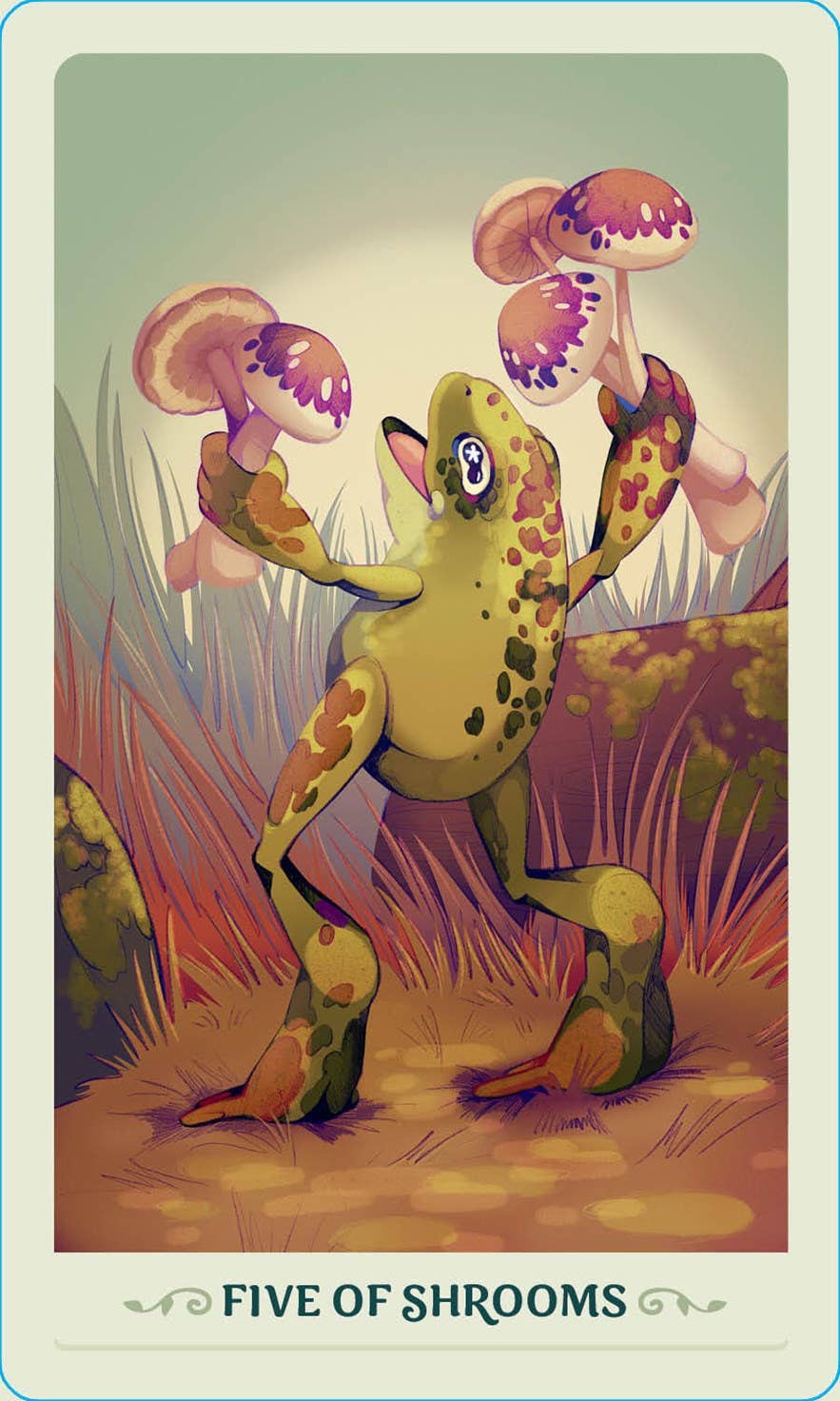 Fortunate Frogs Tarot Deck & Guidebook by Devon Short