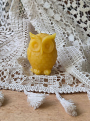 Beeswax Owl Candle