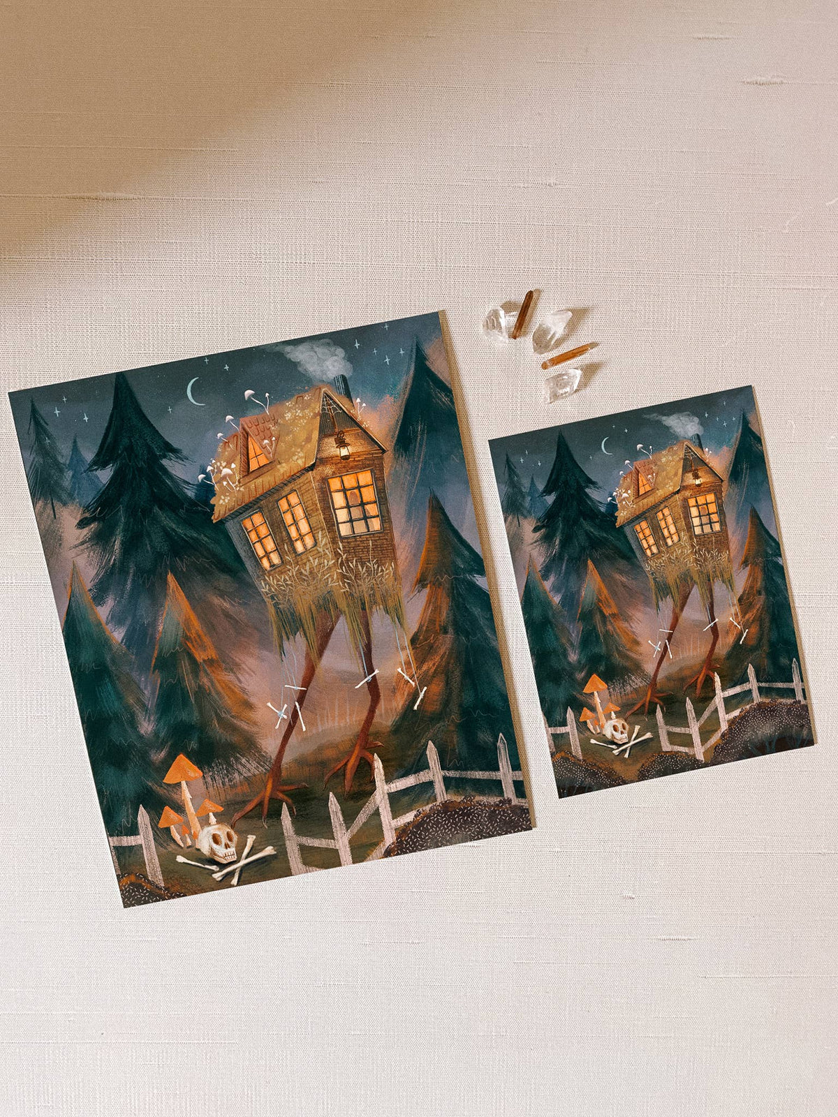 Baba Yaga's Cabin Art Print