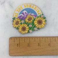 Be the Sunshine Sunflower Embroidered Patch