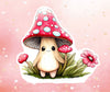 Starry Twilight Mushroom Magic Vinyl Sticker