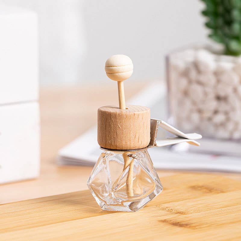 Glass Aromatherapy Diffuser Bottle Octagon Shape