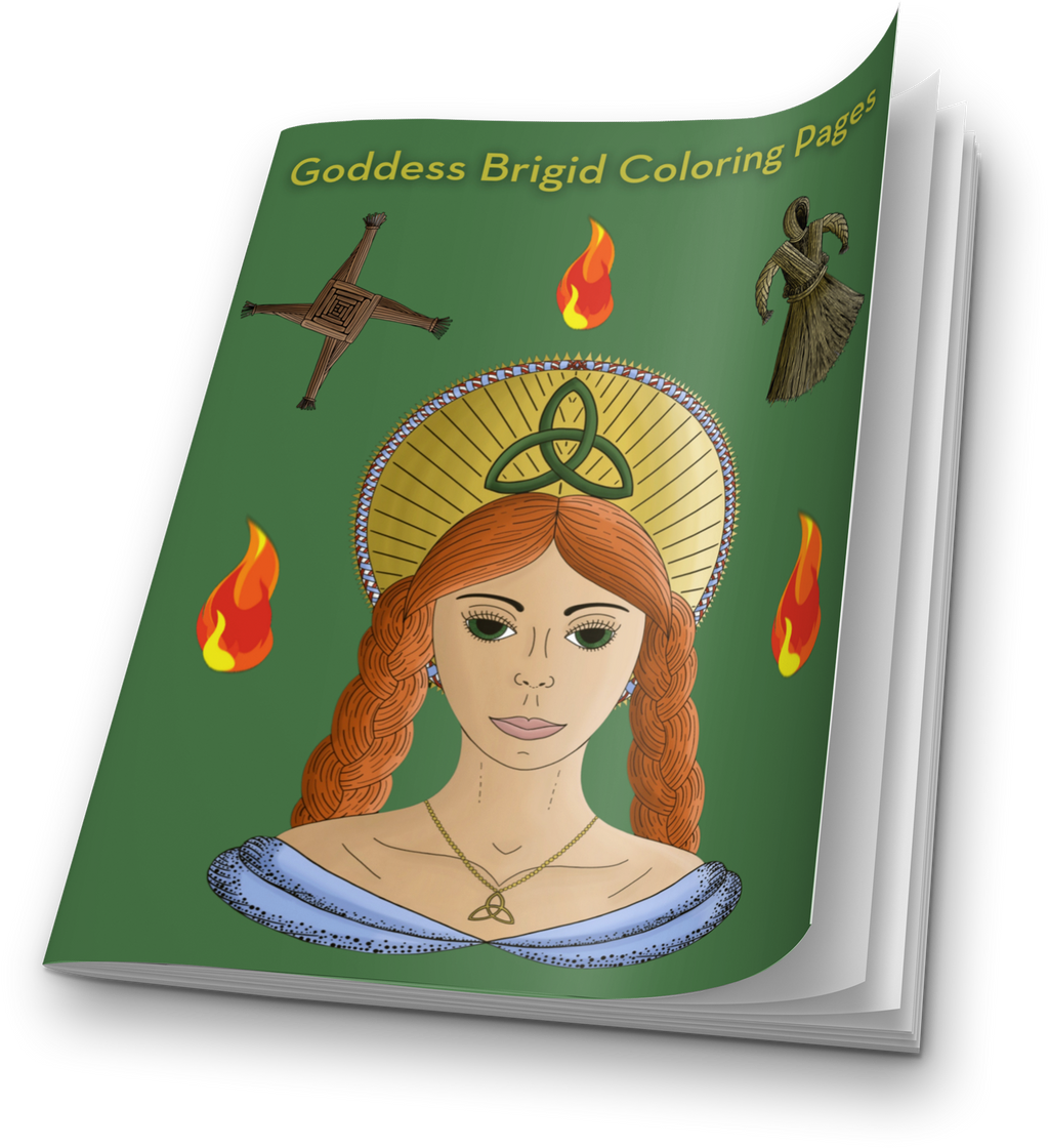 [FREE DOWNLOAD] Goddess Brigid Coloring Pages