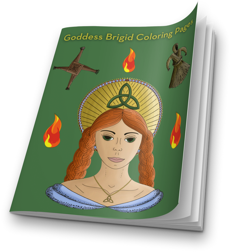 [FREE DOWNLOAD] Goddess Brigid Coloring Pages