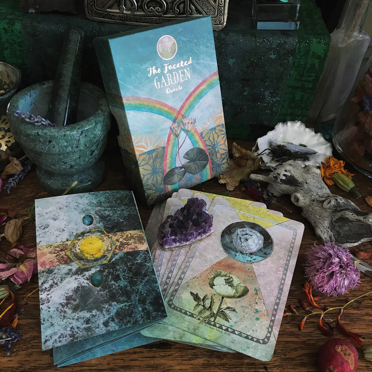The Faceted Garden Oracle by Claire Mack