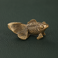 Antique Brass Goldfish Figurine