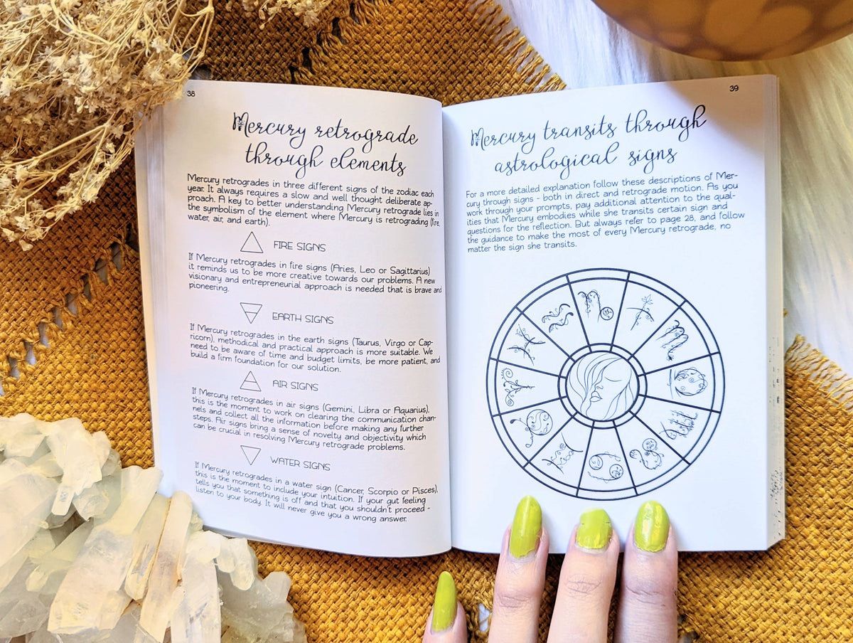 Mercury in Retrograde Journal by Maja Todorovic