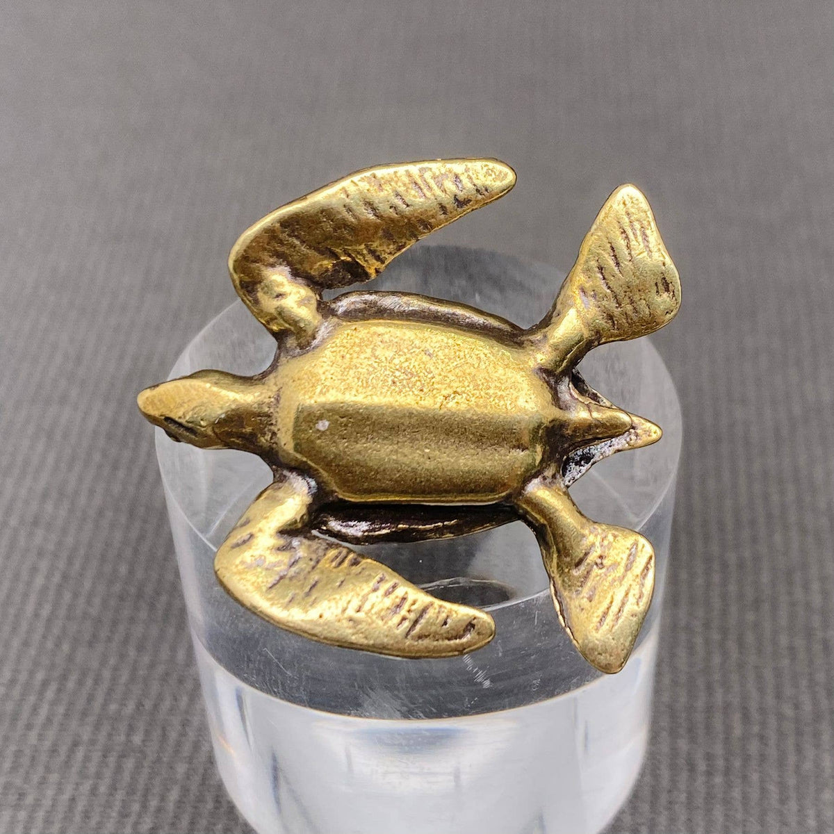 Brass Sea Turtle Decoration