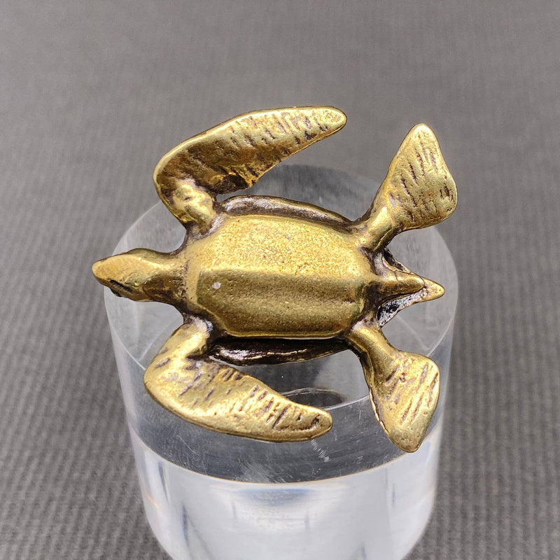 Brass Sea Turtle Decoration