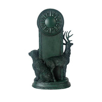 Gaia Goddess of Earth Statue in Dark Green Resin