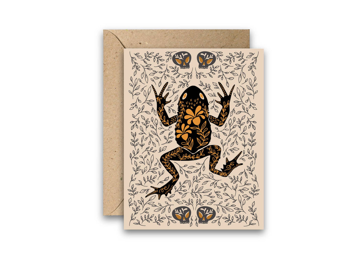 Dark Omens Toad Greeting Card