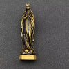 Small Brass Virgin Mary Decoration