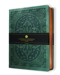 Emerald Green Leather Style Journal
