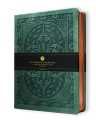 Emerald Green Leather Style Journal