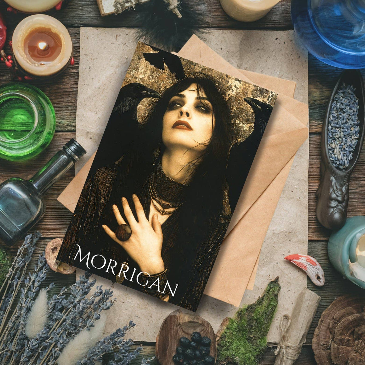 Dark Goddess Greeting Cards