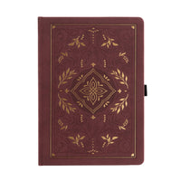Storybook in Plum Dot Grid Pocket Journal