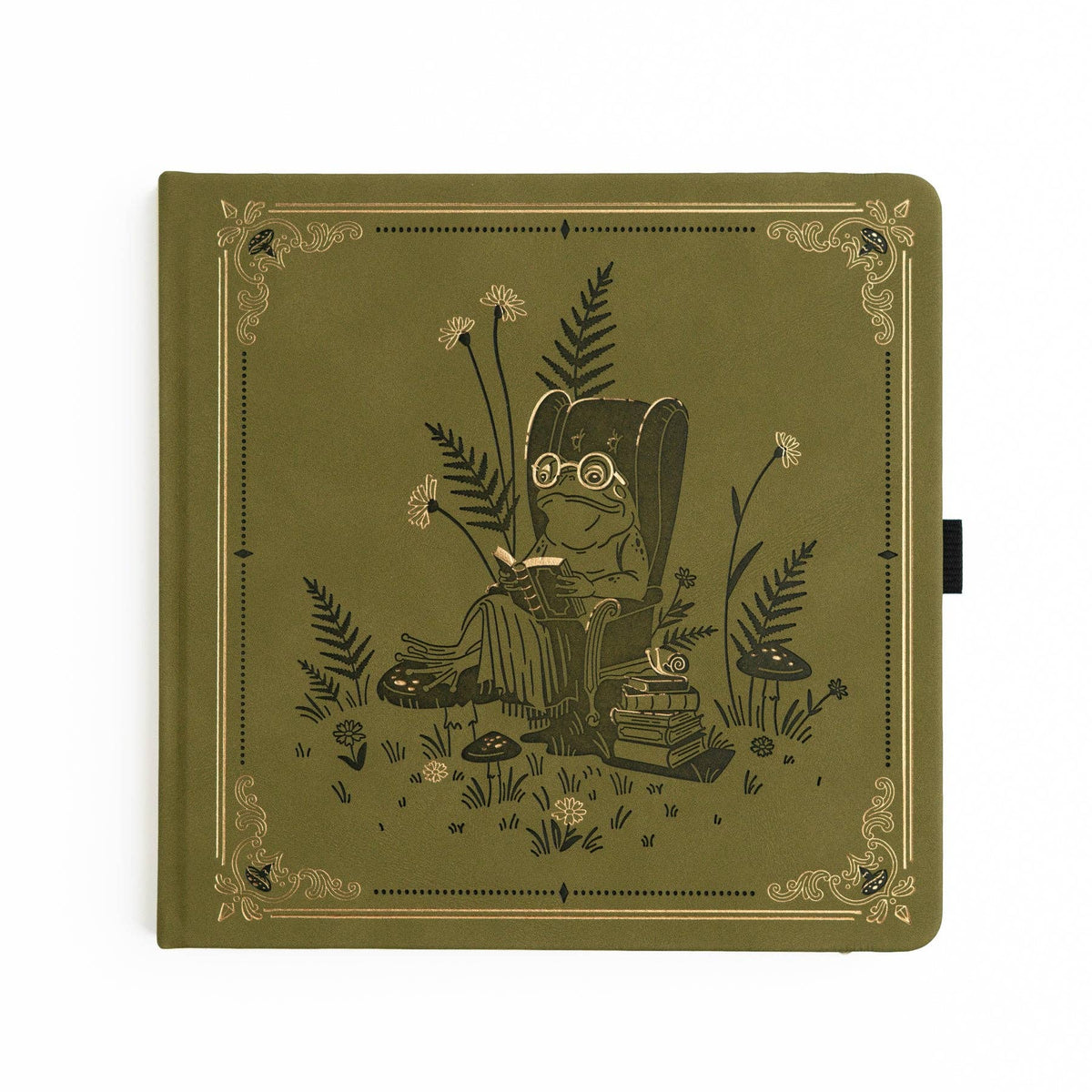 Literary Frog Dot Grid Pocket Journal