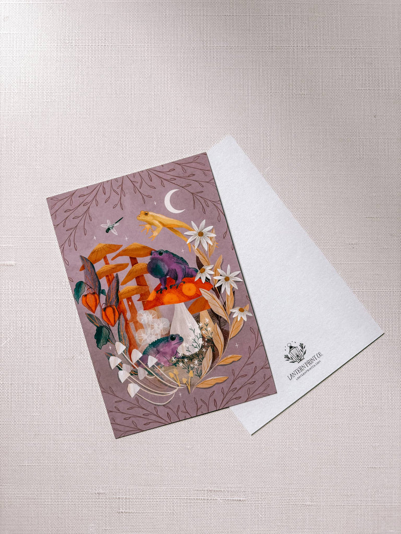 Toads & Toadstools Art Print