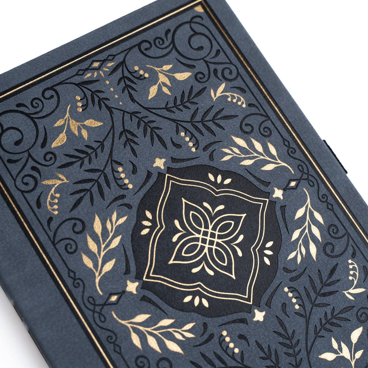 Storybook in Navy Dot Grid Pocket Journal