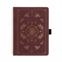Storybook in Plum Dot Grid Pocket Journal