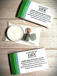 Mini Candle Intention Spell Packs