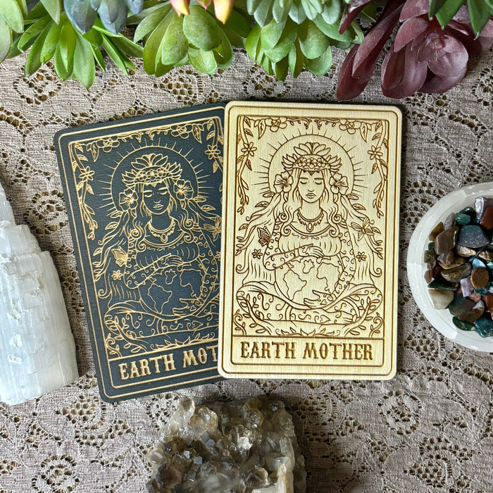 Earth Mother Deity Card | Altar Decor | Wall Art