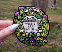 You and I Are Earth Sticker