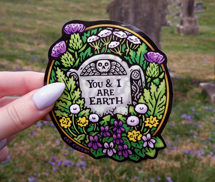 You and I Are Earth Sticker