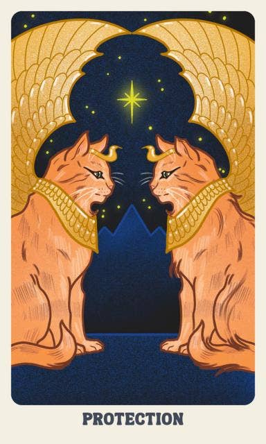 Feline Mystique Oracle Deck and Guidebook by Jennifer Sodoni & Amelia Rose