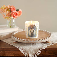 Art Nouveau Crane Candle