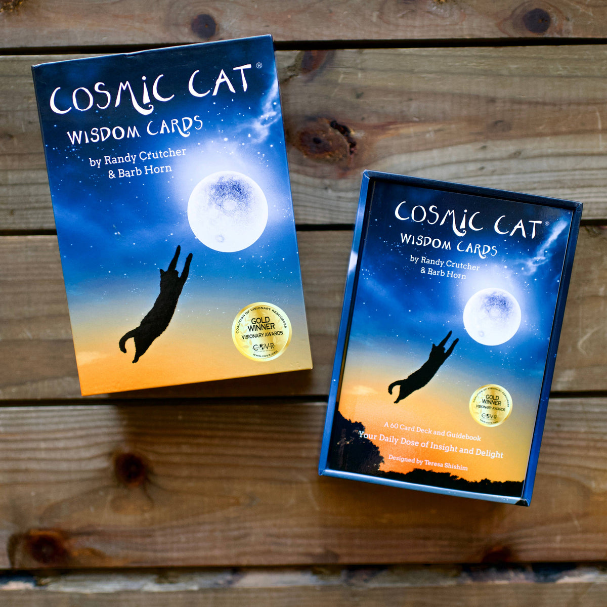 Cosmic Cat Wisdom Cards by Barb Horn and Randy Crutcher