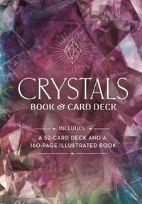 Crystals Book and Card Deck in Hinged Box