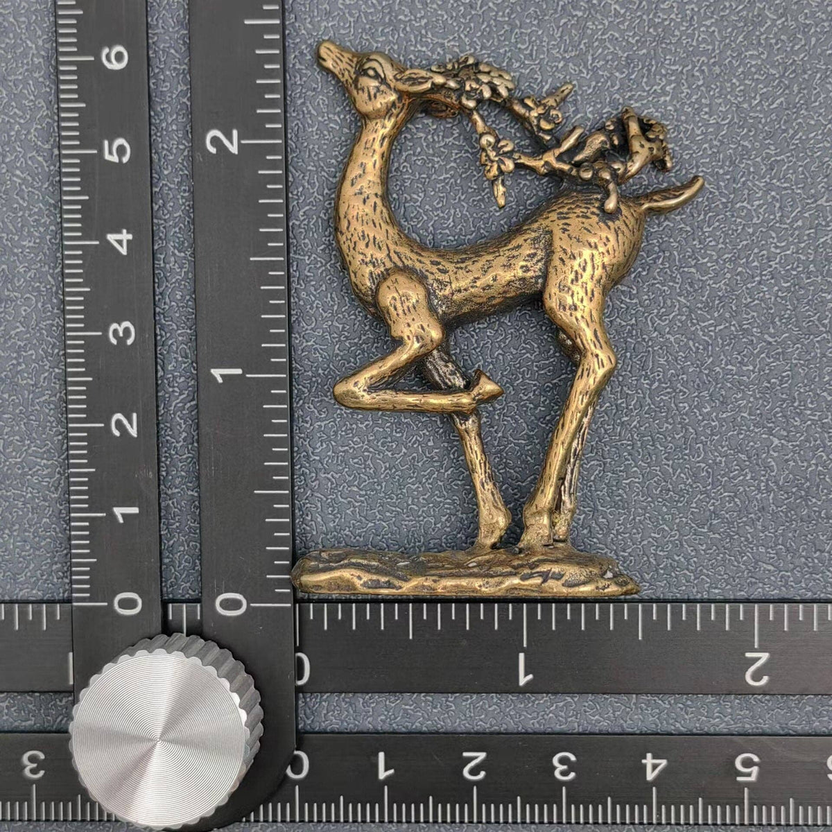 Brass Stag Figurine