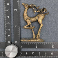 Brass Stag Figurine