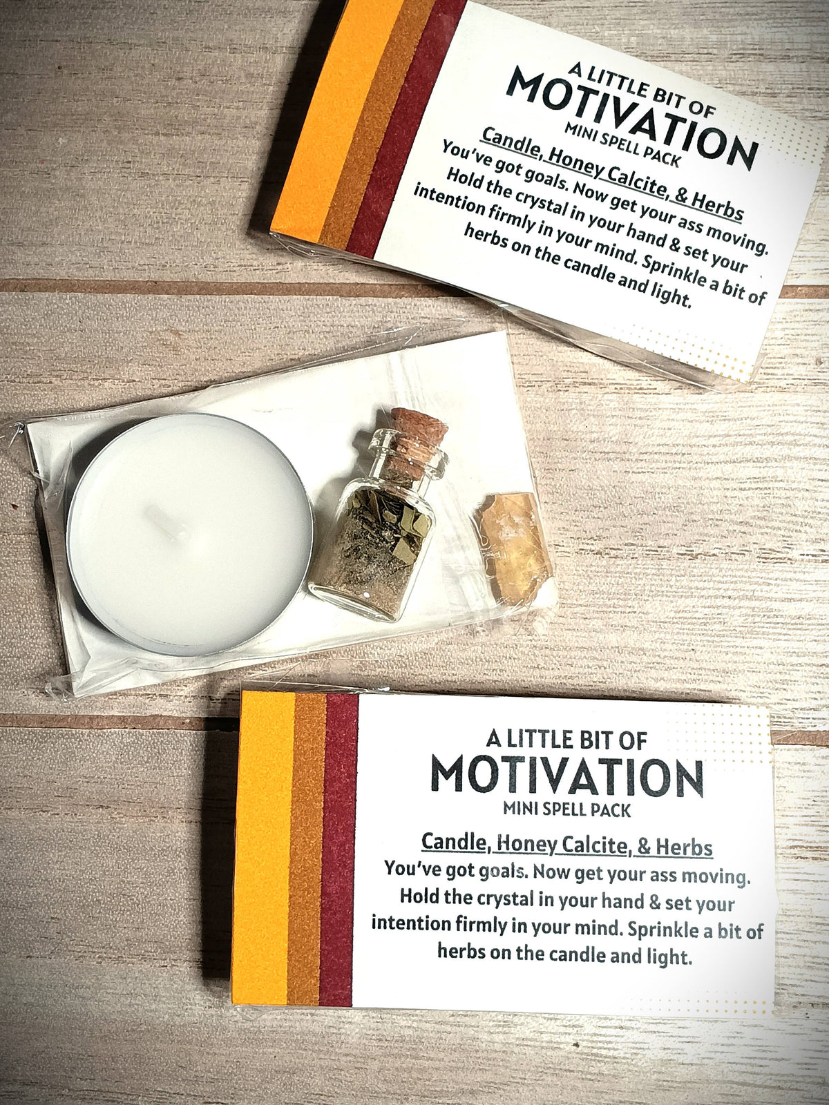 Mini Candle Intention Spell Packs