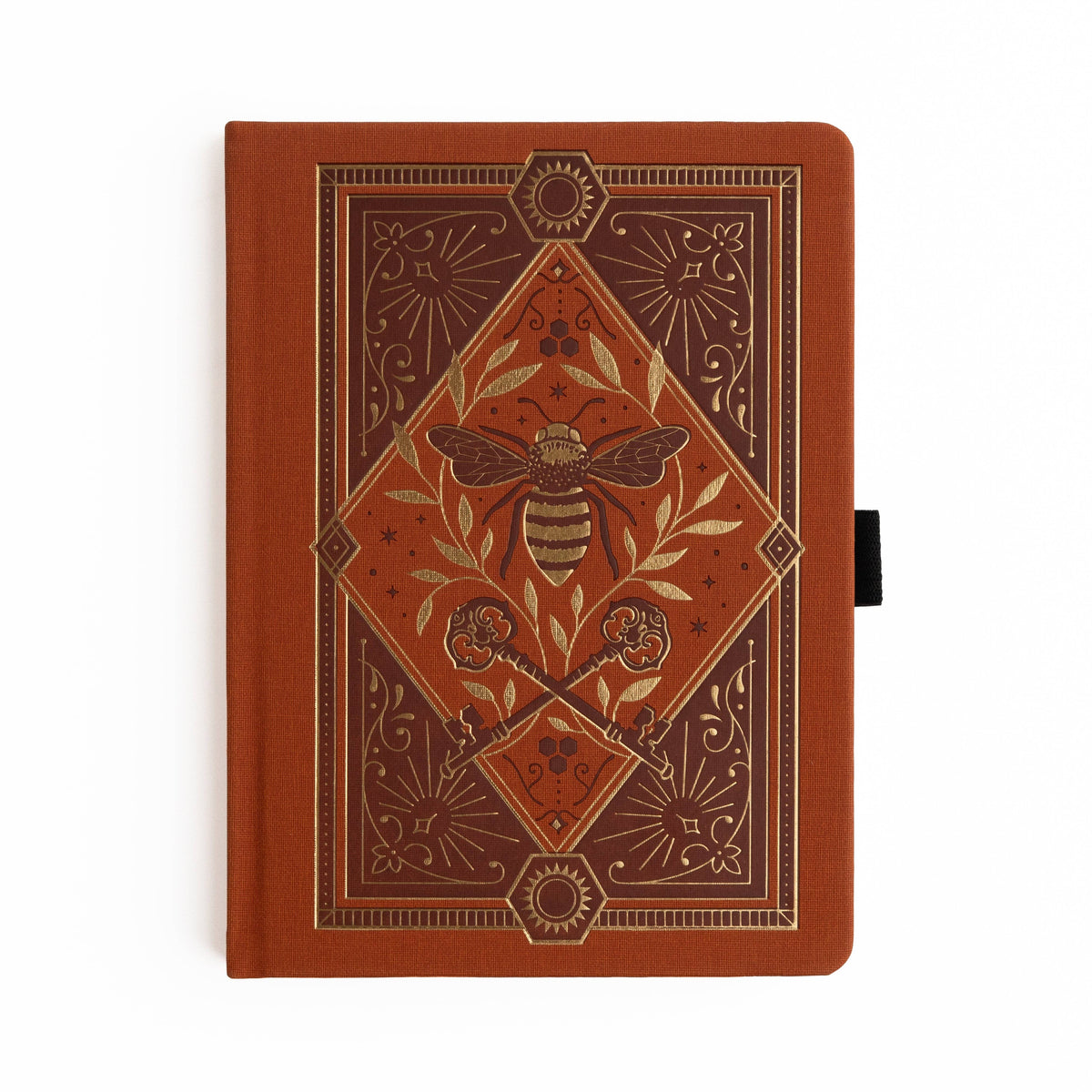 Keeper of the Bees in Rust Dot Grid Pocket Journal