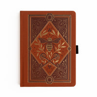 Keeper of the Bees in Rust Dot Grid Pocket Journal