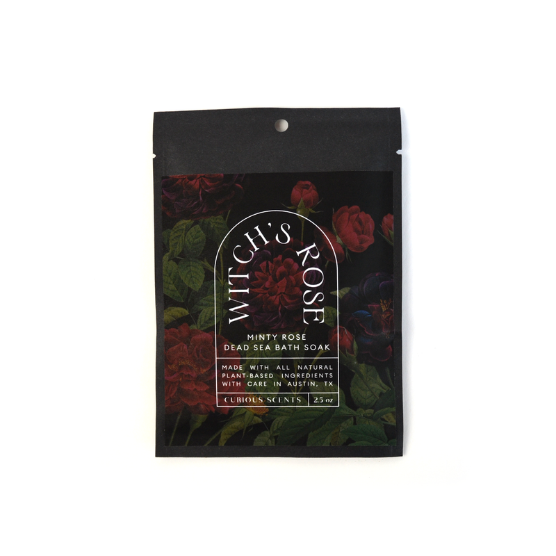 Witch's Rose Mint & Floral Bath Salt Soak