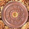 Sunburst Hand Ceramic Dish Incense Burner