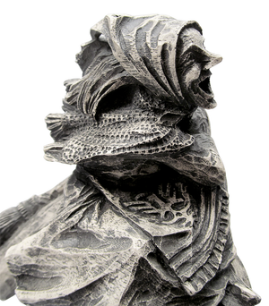 Stone Finish Baba Yaga Statue