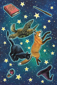 Everyday Witch's Familiars Oracle By Elisabeth Alba & Deborah Blake