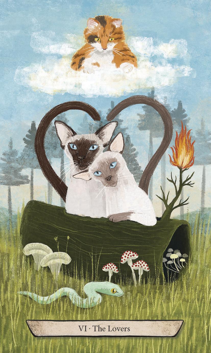 Enchanted Forest Felines Tarot by Jen Sankey