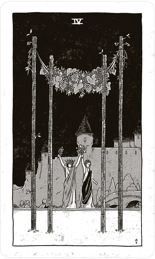 Black Ritual Tarot by Adam Zonca