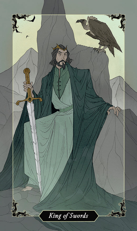 Dark Wood Tarot Mini Deck by Sasha Graham & Abigail Larson