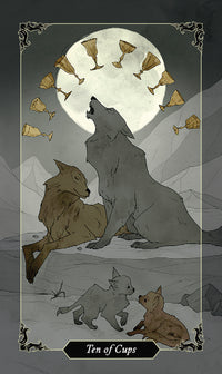 Dark Wood Tarot Mini Deck by Sasha Graham & Abigail Larson