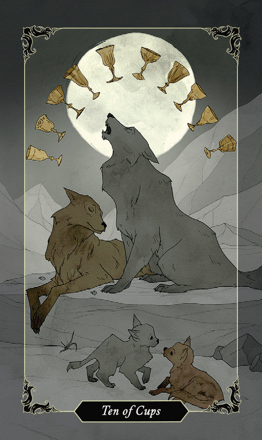 Dark Wood Tarot Mini Deck by Sasha Graham & Abigail Larson