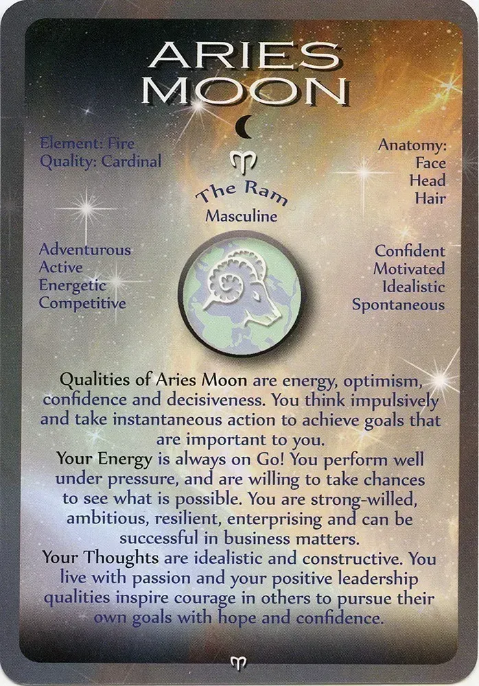 Positive Astrology Cards Oracle by Krystal Savory