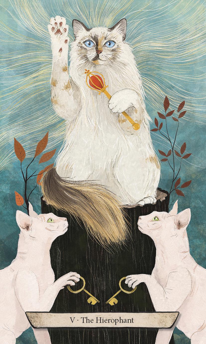 Enchanted Forest Felines Tarot by Jen Sankey