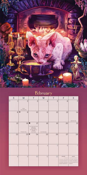 Llewellyn's 2026 Magical Mystical Cats Calendar