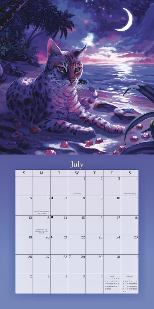 Llewellyn's 2026 Magical Mystical Cats Calendar